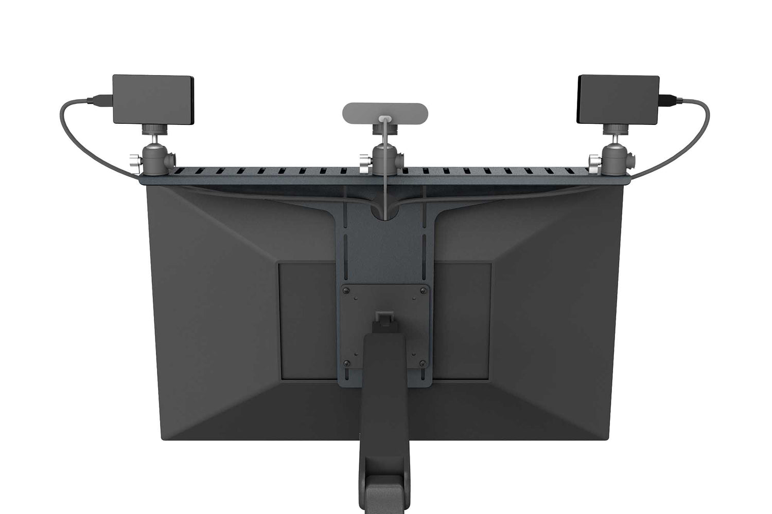 Camera Video Shelf for Monitor Arms Video Conferencing