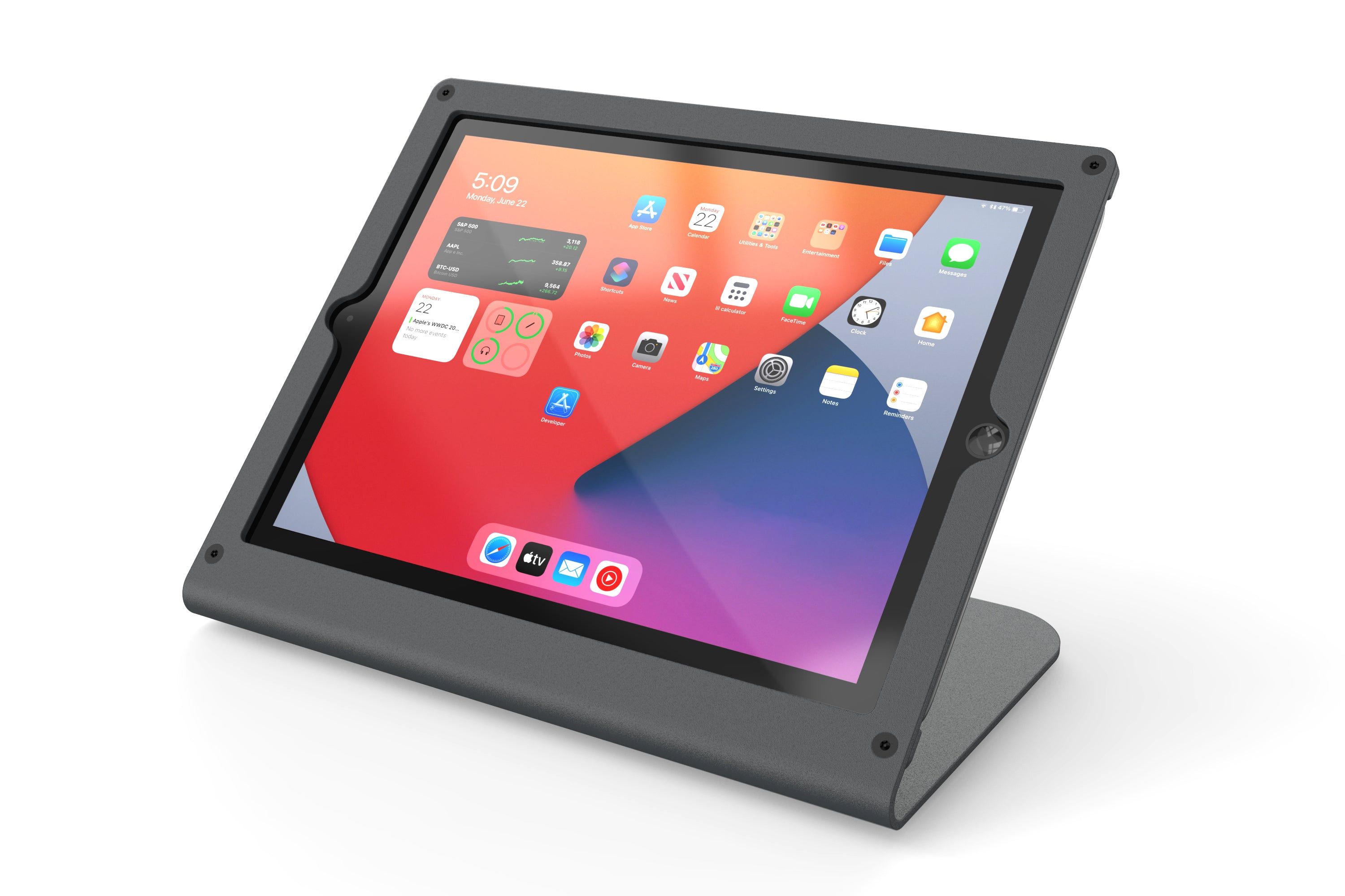 iPad Stand & Holder for 10.2 Secure Display + Modern Design Heckler